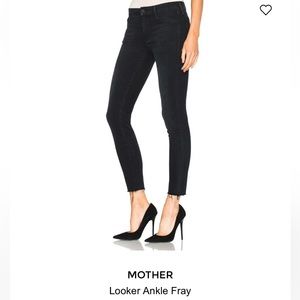 Mother “the looker” ankle fray | blackbird | 26